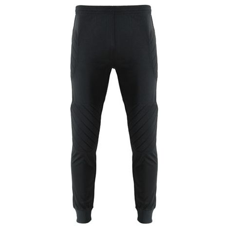 Pantalón largo de portero unisex con rodilleras acolchadas ROLY M Negro