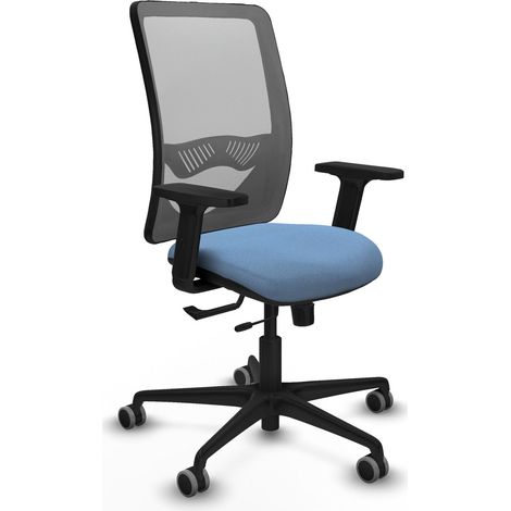 Silla de oficina piqueras y crespo Zulema negro reposabrazos ajustable (1/2)