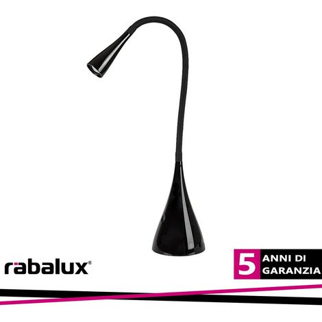 Lampada da scrivania LED touch dimmerabile nera 4W Rabalux (1/3)