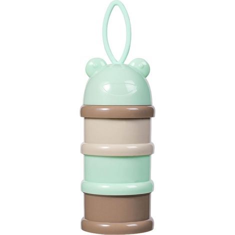 Dreilagiger Babymilchspender, stapelbarer Behälter für Säuglingsnahrung, stapelbarer Behälter für Säuglingsnahrung, Reisebehälter für Babynahrung, Babymilchpulverspender (1/5)