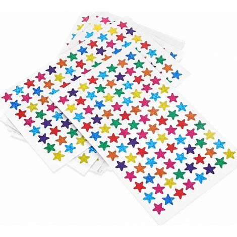960 Sticker Auto-Adhäsive Stern Klasse Kinder-Bricking (1/5)