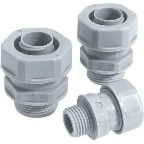55501330 SILVYN® USK-M 20x1,5 Raccord de tuyau gris-argent (RAL 7001) M20 16 mm droit 1 pc(s) (1/2)