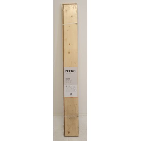 [JAMAIS UTILISE] Lot de 18,68m² de Parquet PERGO Lofoten Chêne Chalet Marron 19x182cm - W1216-03888-3