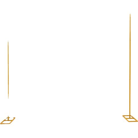 Arche de Mariage, Cadre Métallique 3x3m, Design Ajustable, L, Jaune (1/2)