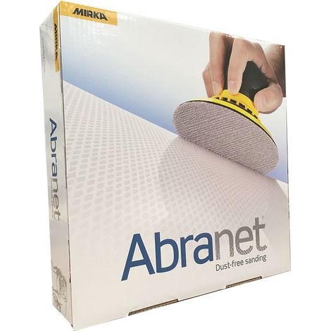 Mirka – Boîte de 25 disques abrasifs auto-agrippants Ø 225 mm – Grain 80 – Pour ponçage bois, peinture et composites – Réduction de poussière