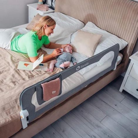 Lionelo Eva Sicherheitsbarriere faltbar grau (1/2)