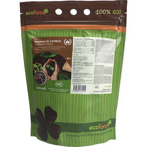 Ecolygic Lombriz Humus Sorte 20 l