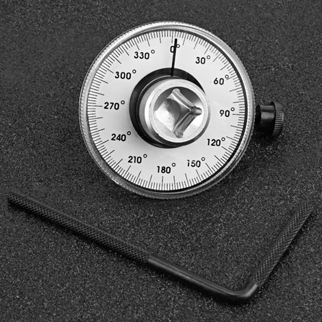 1/2-Zoll-Drehmomentschlüssel mit Winkelmesser, Kfz-Drehzahlmessgerät, Ratschenschlüssel-Set (1/5)