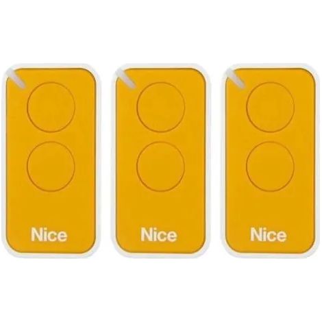Émetteur Nice Era Inti, 2 canaux, lot de 3, jaune