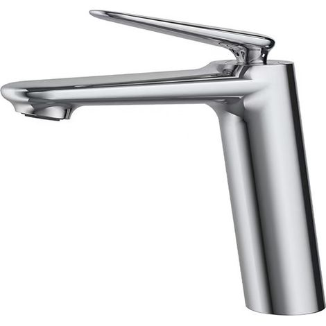Robinet Lavabo Cuivre Massif Mitigeur Eau Chaude Froide Salle de Bain Moderne Durable-Alovez-WCY