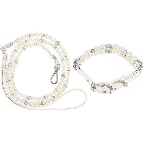 Conjunto ajustable de collar y correa para perros, 4 piezas, para un uso cómodo de su mascota. (1/5)