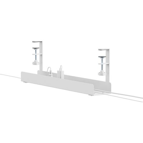 Bandeja organizadora de escritorio Neomounts ADS07-121WH blanca para cables. (1/5)
