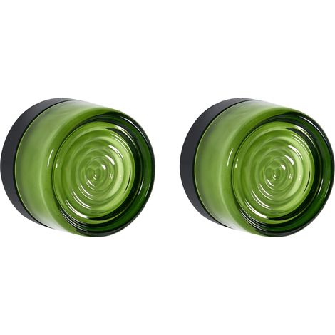 Conjunto de 2 lámparas para pared de exterior de metal aluminio moderno verde Veiga (1/5)