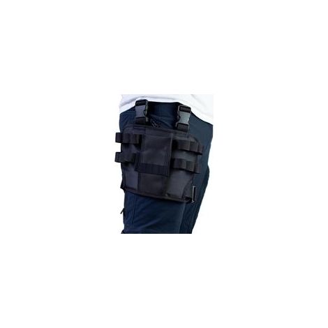Pochette à outils avec clip de ceinture – Tissu oxford résistant – 8 poches pour outils – Conception légère et portable – 25 x 18 cm (1/4)