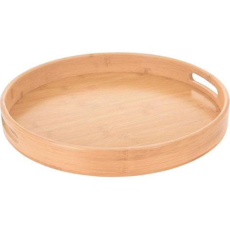 Bandeja Asas Redonda Bambu 40cm (1/3)