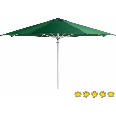 Doppler Gastronomie Sonnenschirm "Braumeister" Ø 500 cm, dunkelgrün, mit Volant, Bezug aus 100% Polyester, Gestell aus Aluminium, 17,1 kg Gastronomie Sonnenschirm "Braumeister 500", dunkelgrün, Ø 500 (1/5)