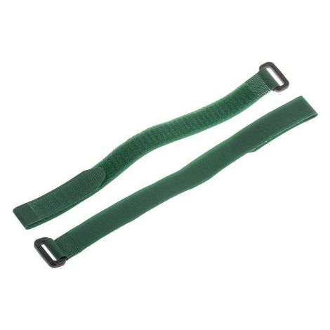 Serre-fils velcro RS PRO Vert, 300mm 20 mm Sangle