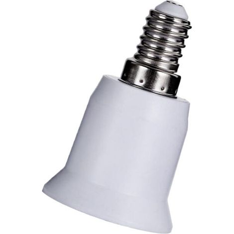 10 Pièces Adaptateur de Douille E14 vers E27, Adaptateur de Convertisseur de Douille Base de Lampe, Adaptateur Douille Ampoule pour Ampoules LED et Ampoules à Incandescence (1/5)