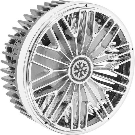 Ventilateur De Voiture Portable Usb Petit Format Noir (1/5)