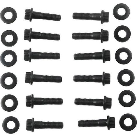 Kit de boulons de collecteur d'échappement 3/8 pouces 134-1202, compatible avec les moteurs de troisième génération/série LS 4,8, 5,3, 5,7, 6,0, 6,2 et 7,0 litres. (1/5)