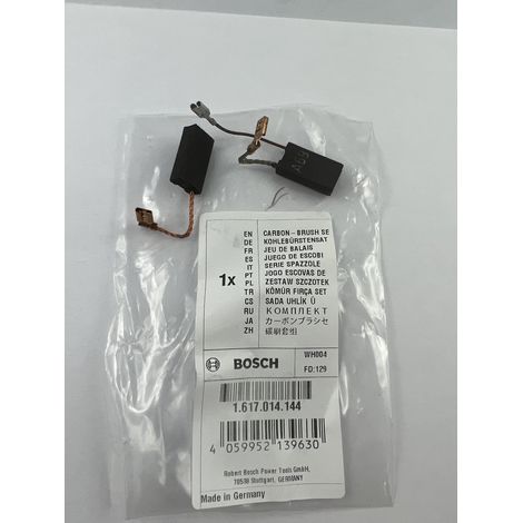 Repuesto original BOSCH 1617014144 Juego de escobillas para GSH5E, CE y GBH5-40DCE, DE