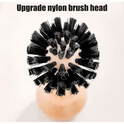 Brosse De Nettoyage Brosse De Nettoyage Professionnelle Portable Avec Manche En Bois Et Poils Doux Brosse En Bois Brosse (1/4)