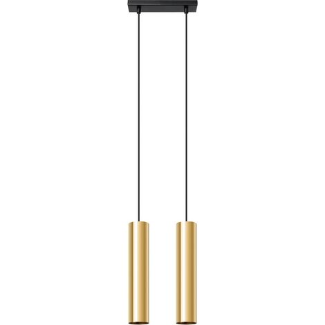 Lámpara colgante Vaza dorado pulido, 2 luces (1/5)