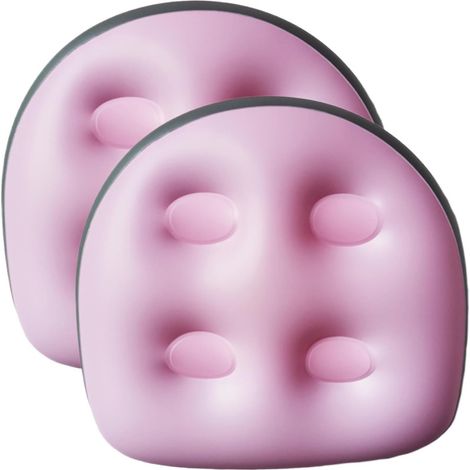 Filiyano-Lot de 2 coussins de siège gonflables pour spa et baignoire, coussins de siège pour adultes avec ventouses, coussins d'air de massage pour le (1/5)