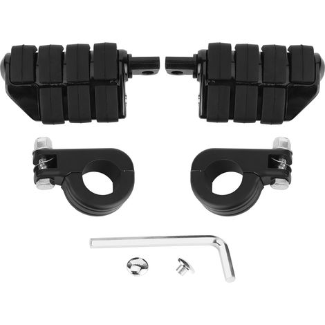 Paire de repose-pieds de 1,25 pouces avec supports de montage universels pour Honda ATV Scooter UTV (1/5)