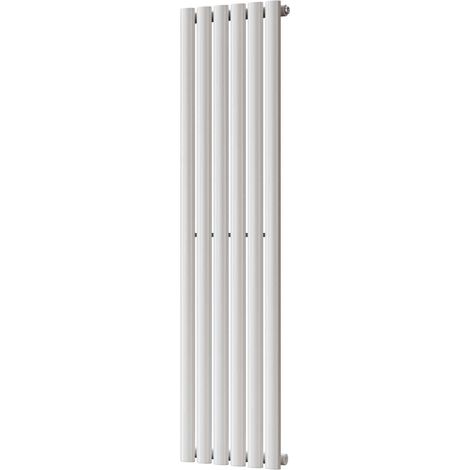 Omeara - White Vertical Radiator H1400mm x W348mm Single Panel (1/3)