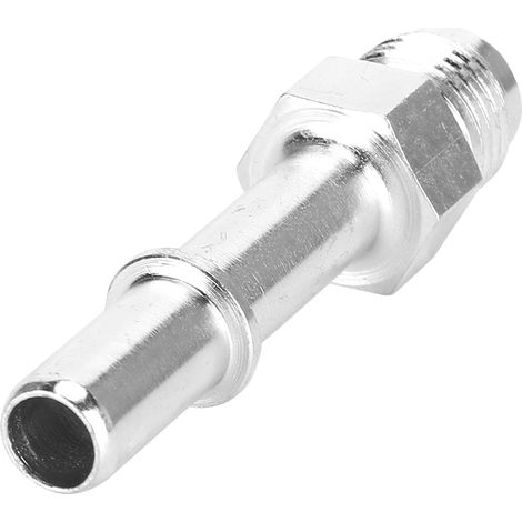 Adaptateur raccord rapide mâle 6AN vers 3/8in pour carburant, connecteur démontable SAE, embout fileté, kit fixation essence, compatible ligne injection. (1/3)