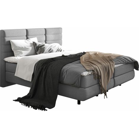 Cama continental ComfiDream Serena, Barrel 90, Continental, Doble, 180x200, Tapiz, Somieres, 188x209x122cm