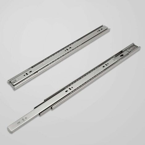2X-20X Glissières de tiroirs, XU, Glissières Destiné à Tiroirs à Roulement à Billes Fermeture Amortie et Silencieuse, 35kg/45kg 600mm - KZQ (1/4)