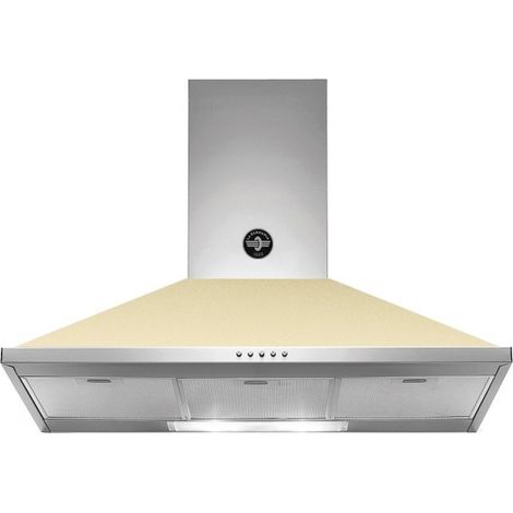 Bertazzoni La Germania KPL90PLAG1CRA. Potenza massima di estrazione: 600 m³/h, Tipo di estrazione: Aspirante/Filtrante, Classe di efficienza dinamica del fluido: A. Tipo: Cappa aspirante a parete, ... (1/3)