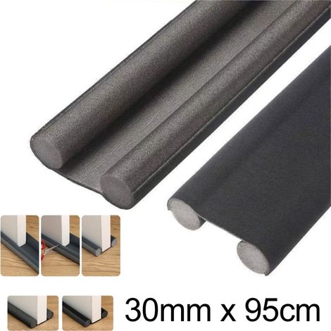 Exclusivités De Coupe-feu Pour Portes 95 Cm Double Joint Anti-bruit Noir