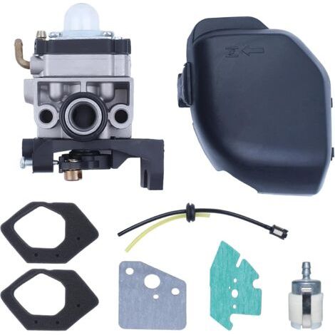 Conjunto de 8 piezas para motor Honda GX25: cubierta filtro aire, tubo combustible, repuestos originales (1/4)