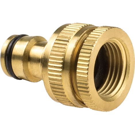Conector a grifo jardín de 1/2" o 3/4" latón Brass Cellfast