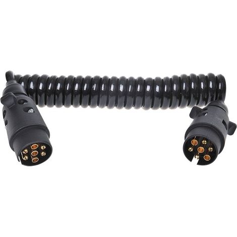 Cavo spiralato 3M con 2x connettori a 7 poli in PVC