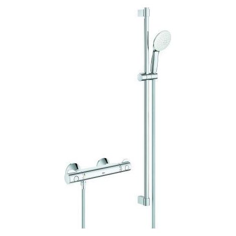 GROHE grifo termostático para ducha Grohtherm 800 345662 con set de ducha 900mm cromo (1/4)