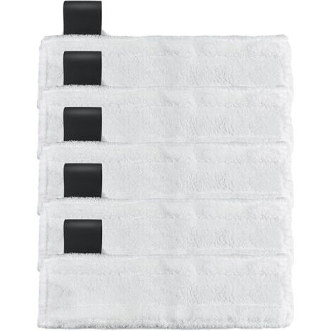 Pair Lot de 5 Bonnettes Microfibre pour Nettoyeur Vapeur Easy Fix SC1 SC2 SC3 SC4 SC5, Lingettes Remplacement pour Kärcher Nettoyeur Vapeur (1/5)