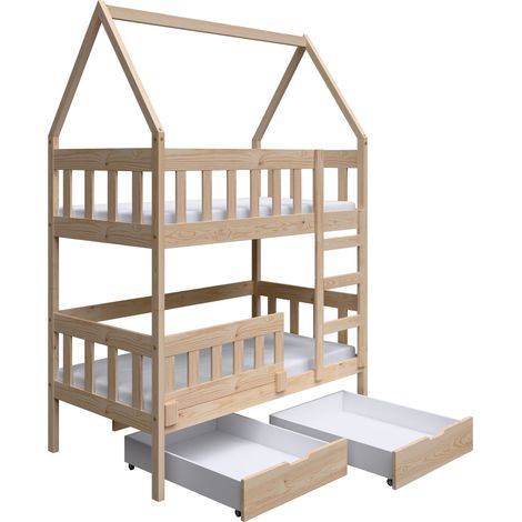 Selsey Vistena - Kinderbett mit Bettkasten, Kiefer, 75x180 cm (1/5)