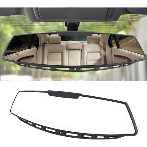 Rétroviseurs de voiture, rétroviseur panoramique anti-reflets, rétroviseur intérieur panoramique à clipser pour voiture, large plage de vision HD, utilisation universelle pour voitures, SUV (1/5)