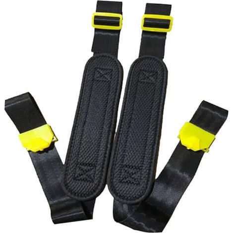 Ryggspruta Ersättningsremmar 2-pack, aftiga Justerbara Nylonaxelremmar för Jordbruk, Noir