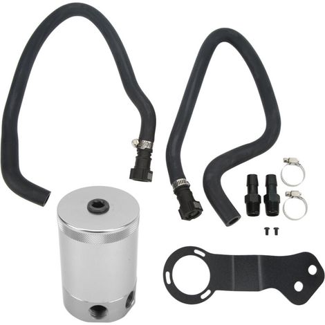 Confused Oil Reservoir Tank Kit Aluminum Alloy Replacement for Camaro SS 6.2L 2016 Up Silver. (1/5)