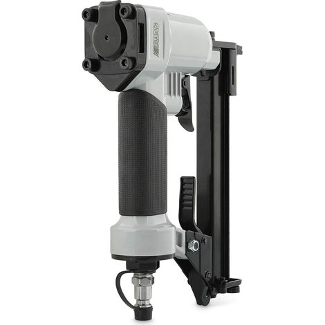 ABAC Cucitrice Pneumatica G-302 - Valigetta in plastica con accessori (chiave esagonale 3 e 4 mm + bottiglia d'olio vuota) - Fino a 100 punti - Lunghezza punti: 6-16 mm (1/4)