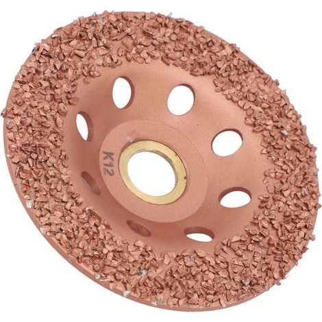 Disco per zoccoli da 100 mm con rivestimento in titanio, attacco per smerigliatrice angolare con gambo da 16 mm per la cura degli zoccoli degli animali da fattoria, adatto per bovini, cavalli e (1/5)