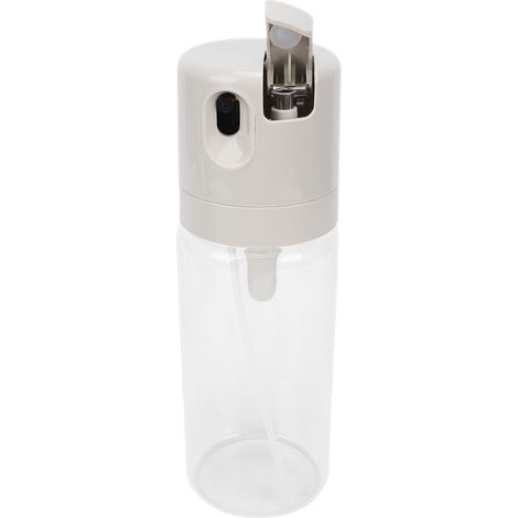 Vaporisateur Huile Olive Verre 18oz 550ml Cuisson 2 en 1 Distributeur – Qualité Alimentaire Étanche Bouteille Spray Salade Friture BBQ, Gris Chaud (1/5)