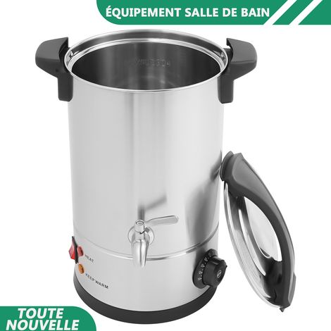 WAOBDLA 1800W 8L/1.76gal bougie électrique de fonte de cire de four faisant le fondeur de cire 30-110℃/86-230℉ (1/5)