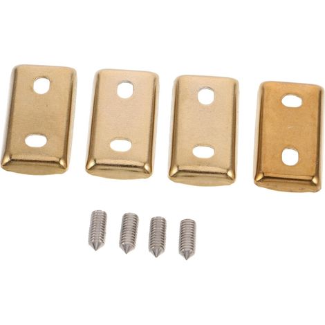 Kit de réparation de porte-serviettes en acier inoxydable 4 pièces) avec supports, pour accessoires de salle de bain, résistant à la saleté (1/5)