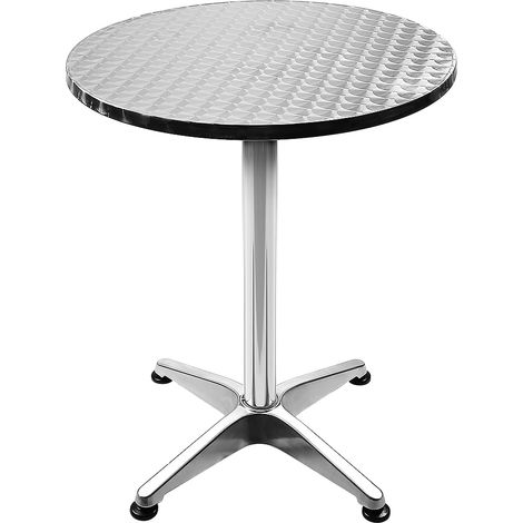 Alu Stehtisch Bistrotisch henverstellbar 70cm / 110cm